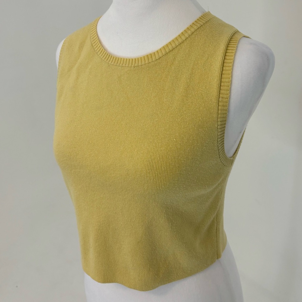 PacSun High Neck Knit Tank Top
